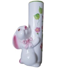 1980s Weiss for FTD Porcelain Spring Bunny Vase